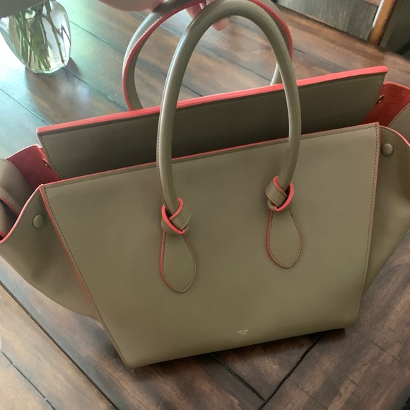 Traded!! Limited Edition Celine tie tote - Picture 4 of 9